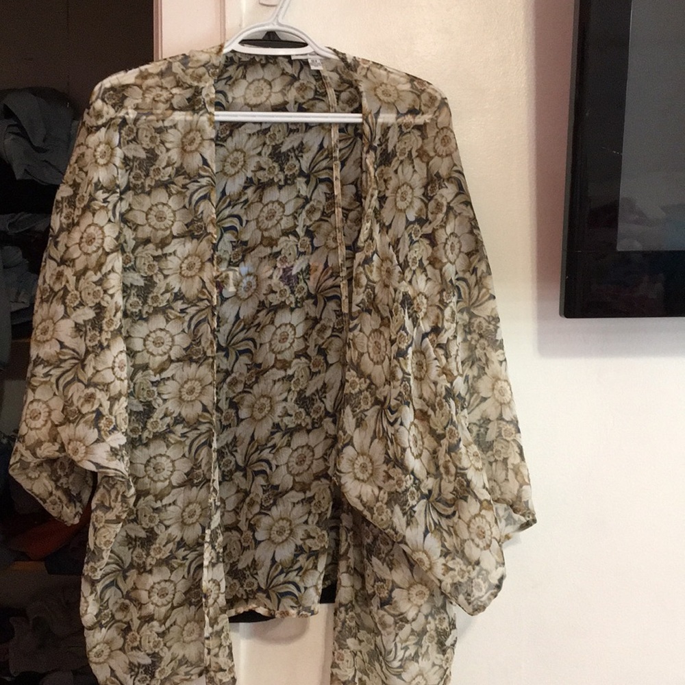 Floral cardigan